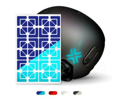 reflexsticker 72-teilig | 6 Farben | reflektierende Aufkleber Reflektor Fahrrad