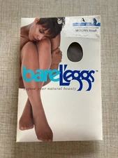 Vintage Bare L’eggs PANTYHOSE Control Top Size A Naturally Nude Mocha Blush NEW