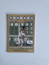 2008 Topps Gold Border #1555/2008 Johnny Damon #407 w/2 Base Cards