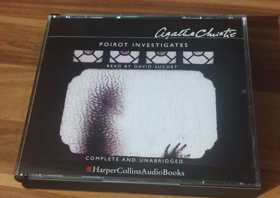 Poirot Investigates Agatha Christie David Suchet Audio 5xCD
