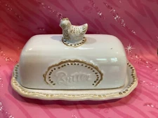 Pfaltzgraff Farm house  Covered Butter Dish