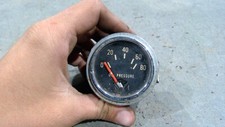 Stewart Warner Oil Pressure Gauge 0-80 Vintage Auto Rat Rod Part A12