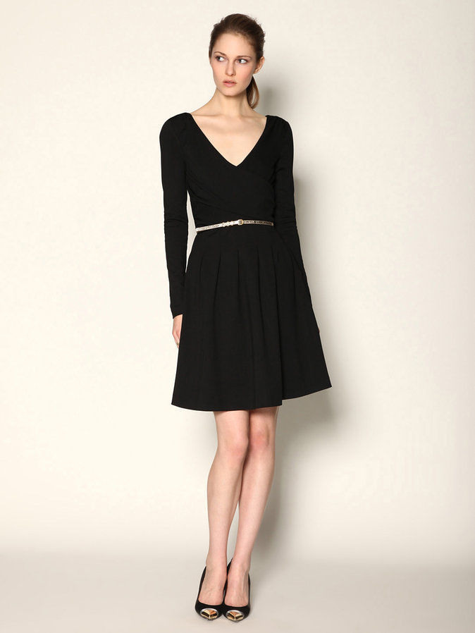 pink tartan black dress SIZE S/P Pink Tartan Black Versailles Vogue Pleated Dress NWT $395