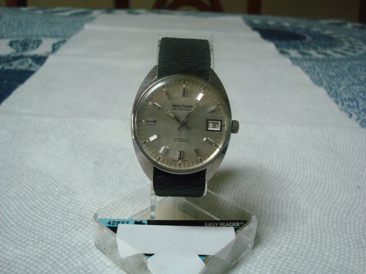 Waltham self winding watch top