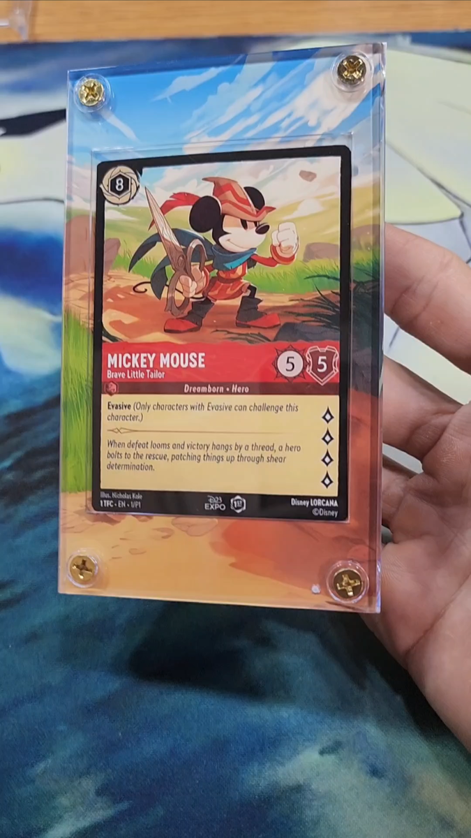 Disney Lorcana Mickey Mouse (Brave Little Tailor) D23 Promo