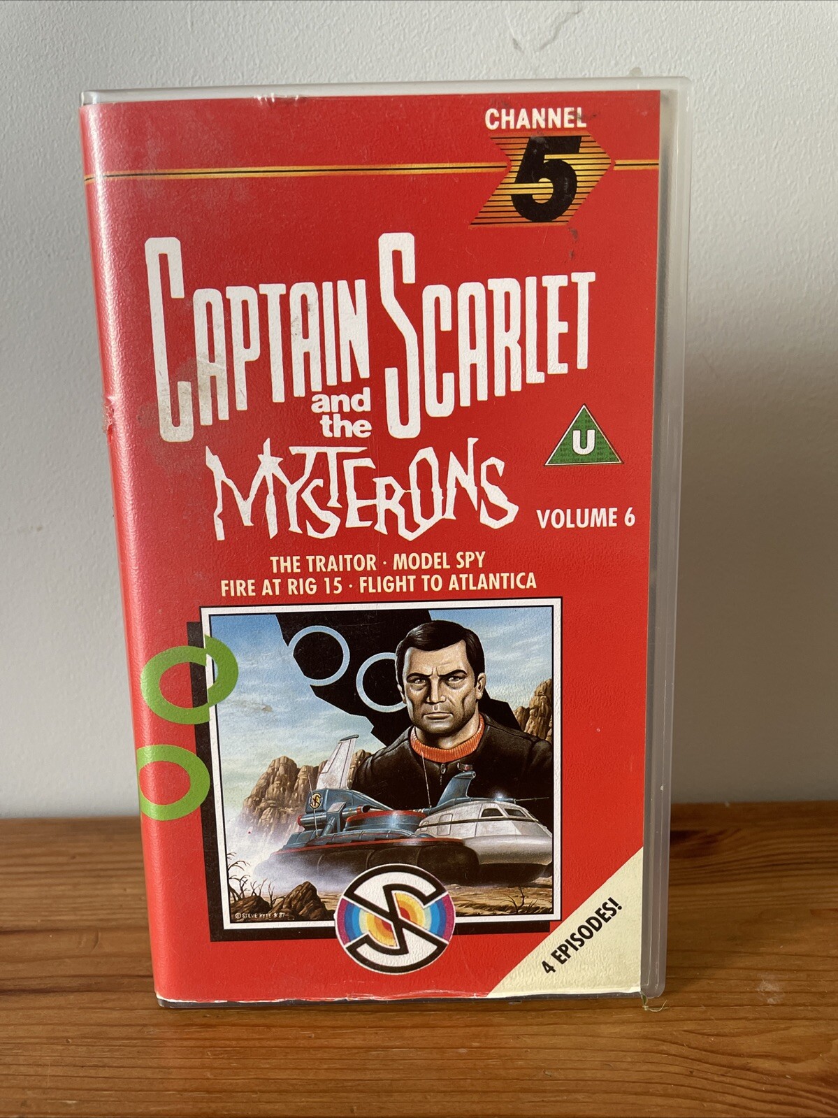 Captain Scarlet and the Mysterons Vol. 6 1987 4 Episodes Channel 5 VGC