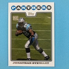 Jonathan Stewart 2008 Topps Rookie Card #348 NFL Carolina Panthers