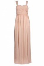 Donna Morgan Shirred Chiffon Formal Gown Size 12 16 18 Chantilly Pink NWT 240