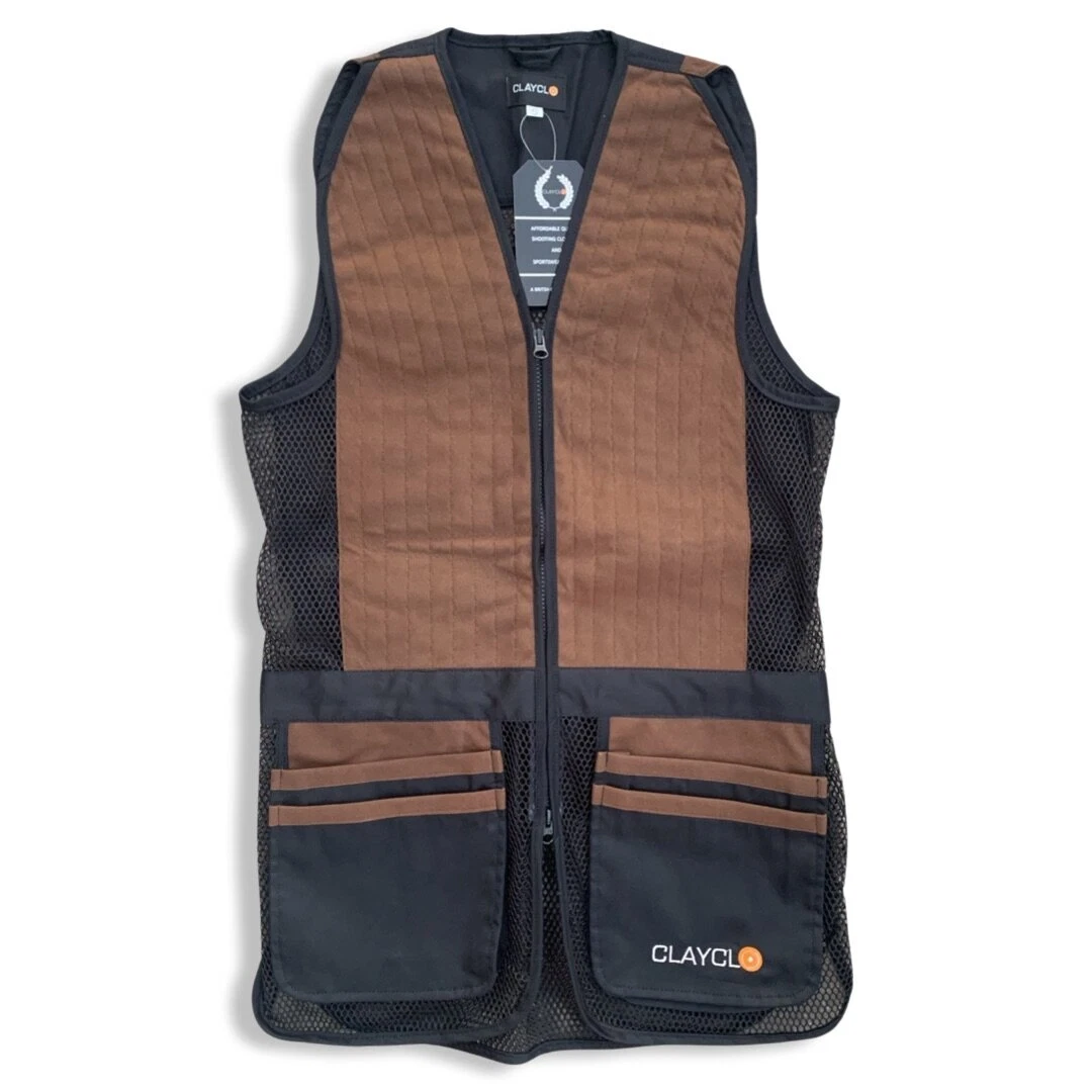Leather shooting waistcoat cheap