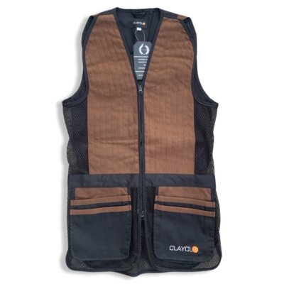 Clayclo Classic Pro Skeet Weste schwarz Herren Clay Schießweste