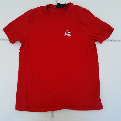 KINGS WILL DREAM T-Shirt Large Rot Herren Rundhals Freizeit KWD Logo