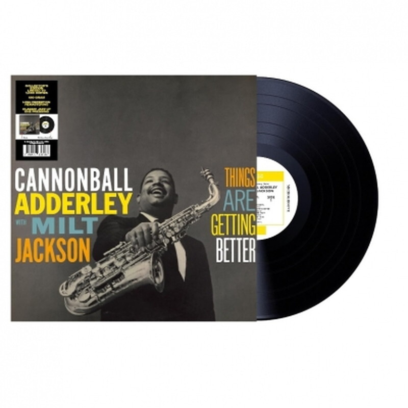 Cannonball Adderley / Милт Джексон/Все становится лучше ( Новый альбом LMLR783818