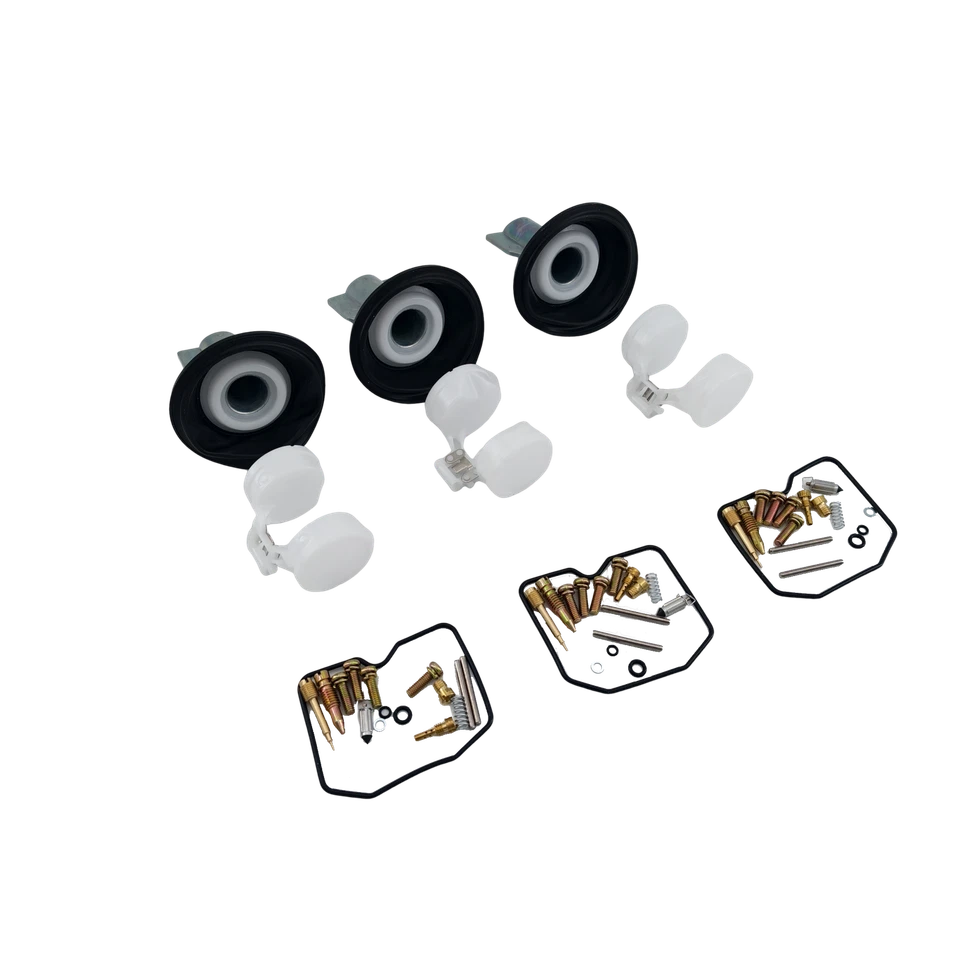 3 x Carburetor repair Rebuild Kit For Triumph Thunderbird Sport 98-03 Keihin Foto 2 de 4