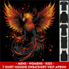 A Phoenix Rising From the Flames Fantasy Herren Damen Kinder Unisex