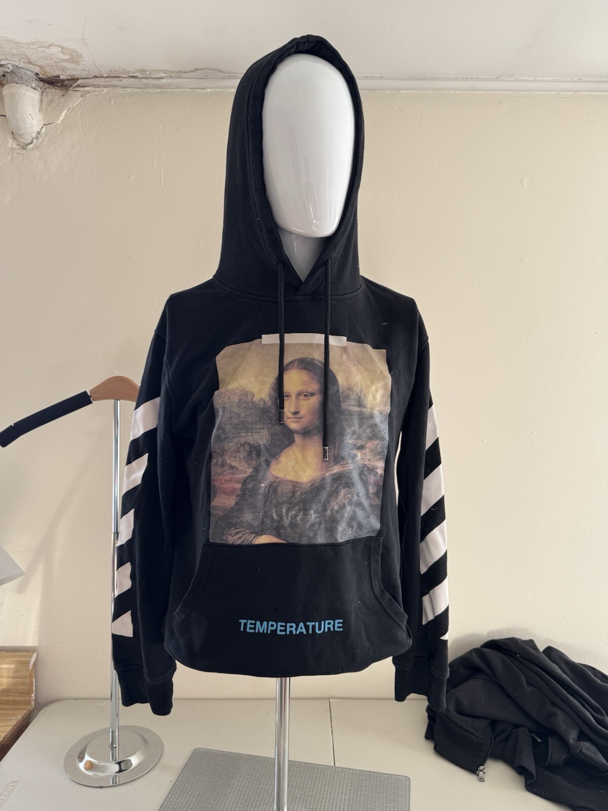Off-White Monalisa Hoodie Temperature Parker Size L