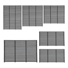 Grey Slatted Fence Panels Wood Treated Contemporary Garden Panel Screen 6ft Wide