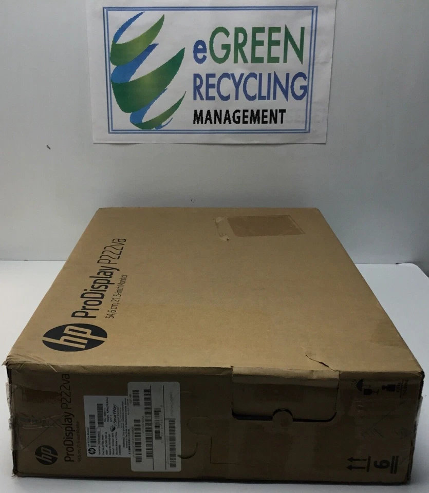 HP ProDisplay 21.5" LED FULL HD Monitor P222va Genuine Sealed w/ Free Shipping - Image 2 of 4