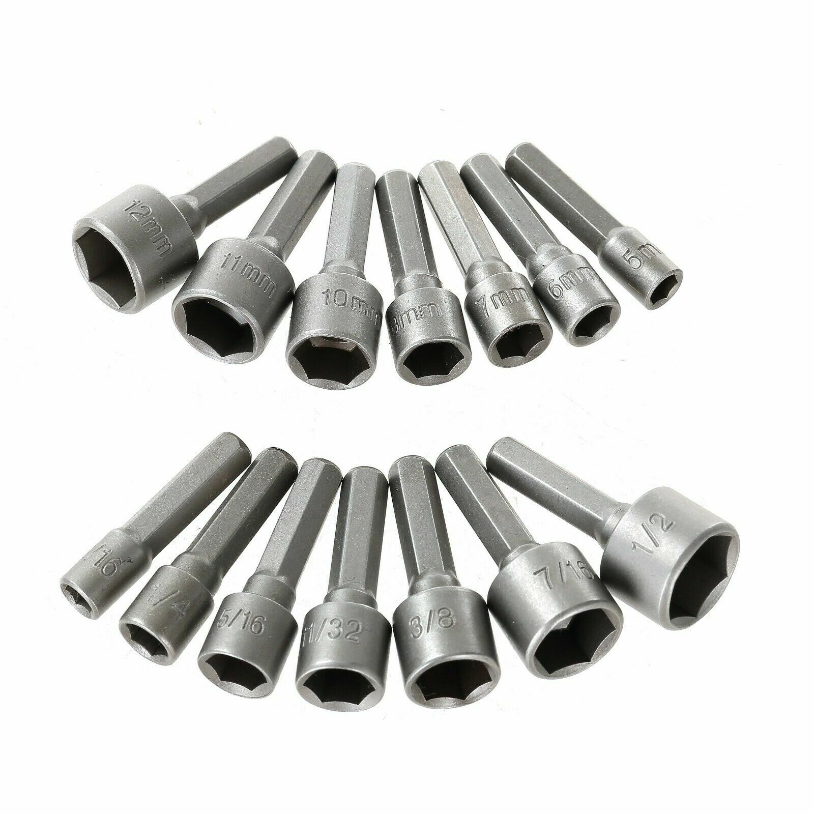 Home Repair Tools Metric/Standard 14 Piece Nutdriver Nut Driver Screwdriver Set