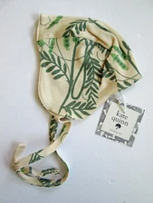 NEW Kate Quinn Pilot Flight Hat 6-12 Mos. Pea Pod Farm Garden All Organic Cotton