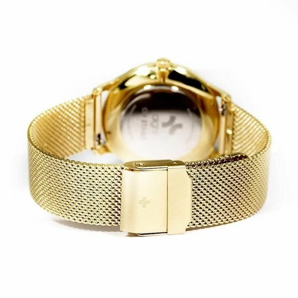 NEUF Bracelet de Montre en Maille Milanaise 18 mm Acier Inox Or