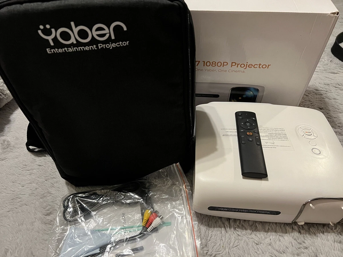 YABER Pro V7 9500L 5G WiFi Bluetooth Projector Auto 6D Keystone Correction 4P/4D