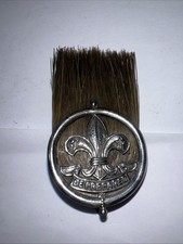 Boy Scout Cap/ Hat Badge Silver Horse Hair Badge - Collins Of London C-1920s