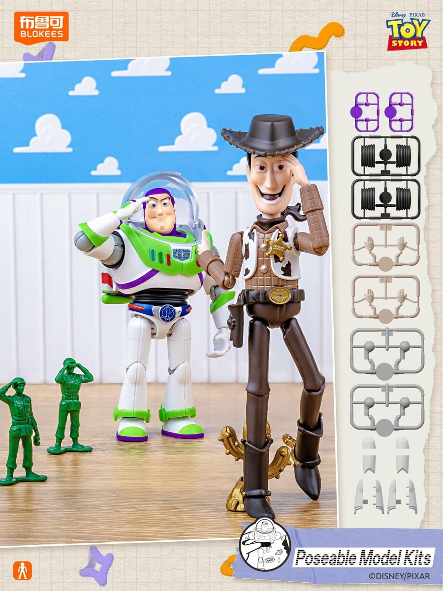 Blokees Toy Story Elite Version Poseable Model Kit Whole Set