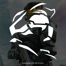 Master Chief - Spartan 117 - Halo Vinyl Decal Sticker