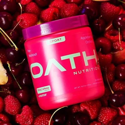 Oath Nutrition Pre-Workout Sports Nutrition Supplement - Appleberry Orchard 25 