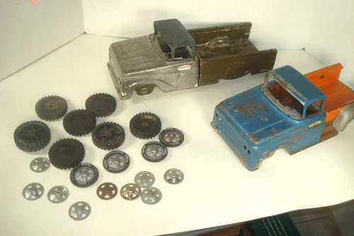 TONKA PICKUP TRUCKS ORIGINAL PARTS WHEELS/TIRES CAB FRAME FENDERS ROOF OR CUSTOM