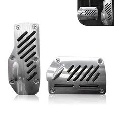 Car Foot Pedal Pads, Brake and Accelerator Pedal Cover Sets, Non 2 PCS Black