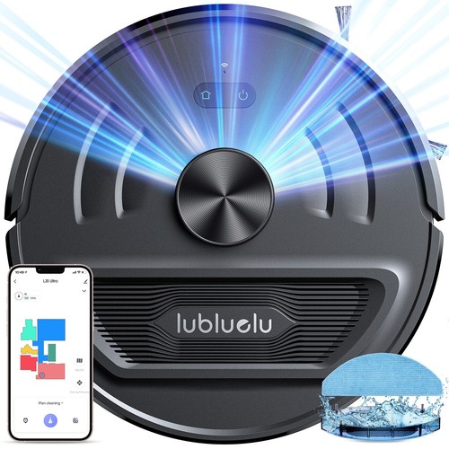 Lubluelu 5500Pa Robot Vacuum and Mop Combo Auto-Empty Dock Sutions APP Control - Picture 15 of 16