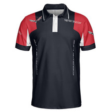 *Custom Name*  Logo Chevrolet Corvette For Fans 3D Polo Size S-5XL