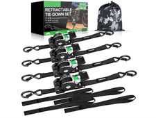Pack 4 correas trinquete retráctiles 1x10FT ...