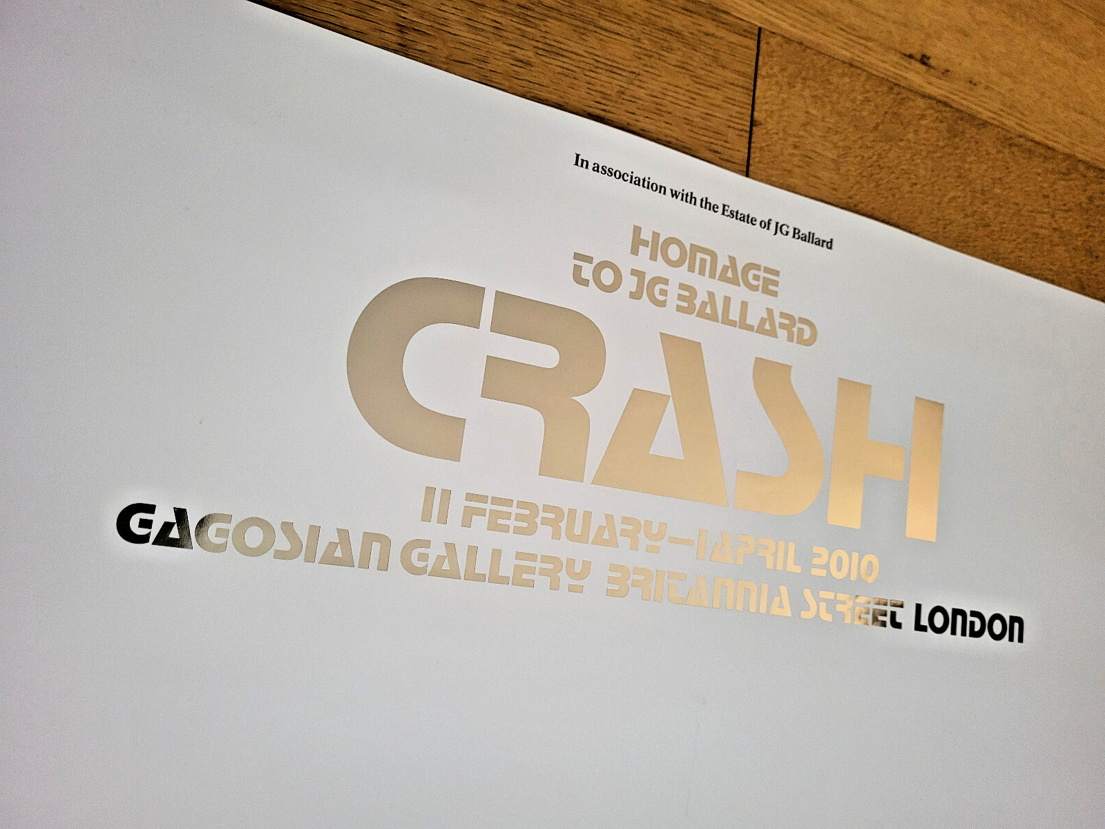 ANDY WARHOL - AFFICHE ORIGINALE D'EXPOSITION - CRASH - GAGOSIAN LONDON -... image 4