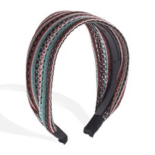 Wide Headbands for Women - Extra Wide Bohemia Headbands with Assorted Color
