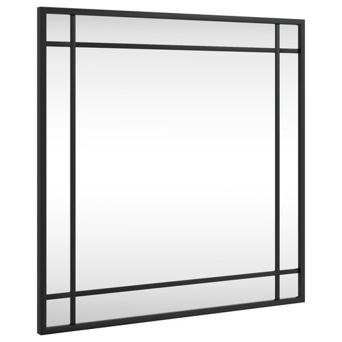 Wall Mirror Hanging Decorative Vanity Mirror Living Room Black Iron vidaXL - 第 4/72 張圖片