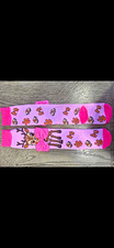 A pair of girls' knee socks, cartoon deer and big pink bow Suitable For Holidays