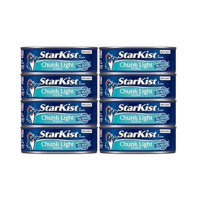 StarKist Chunk Light Tuna in Water 5oz   8 Pack Canned Tuna Fish