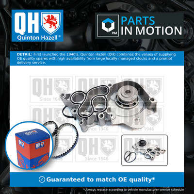 Timing Belt & Water Pump Kit fits VW PASSAT 3G5 1.4 2014 on Set QH VOLKSWAGEN