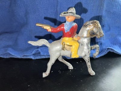 Barclay Cowboy On Horse #99 B2 Fair Shape Some Paint Missing See Pics