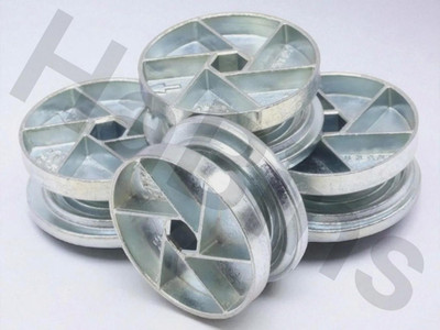 114670 X 4 ORIGINAL IKEA Metal Cam Essentric Wheel Nut, Malm Brusali Brimnes Bed