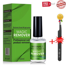 Image of 15ml Magic Nail Gel Remover Professional Quick Soak Off 3 Minute Polish Remover
