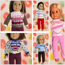 Sweet Candy Sweaters with Knit Pants fits 18"'Dolls