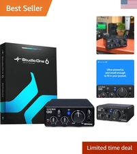 Affordable USB-C Audio Interface with High-Quality Mic Preamp & Studio Software