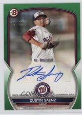 2023 Bowman Paper Prospect Green Border 72/99 Dustin Saenz #PPA-DS Auto 0i7e