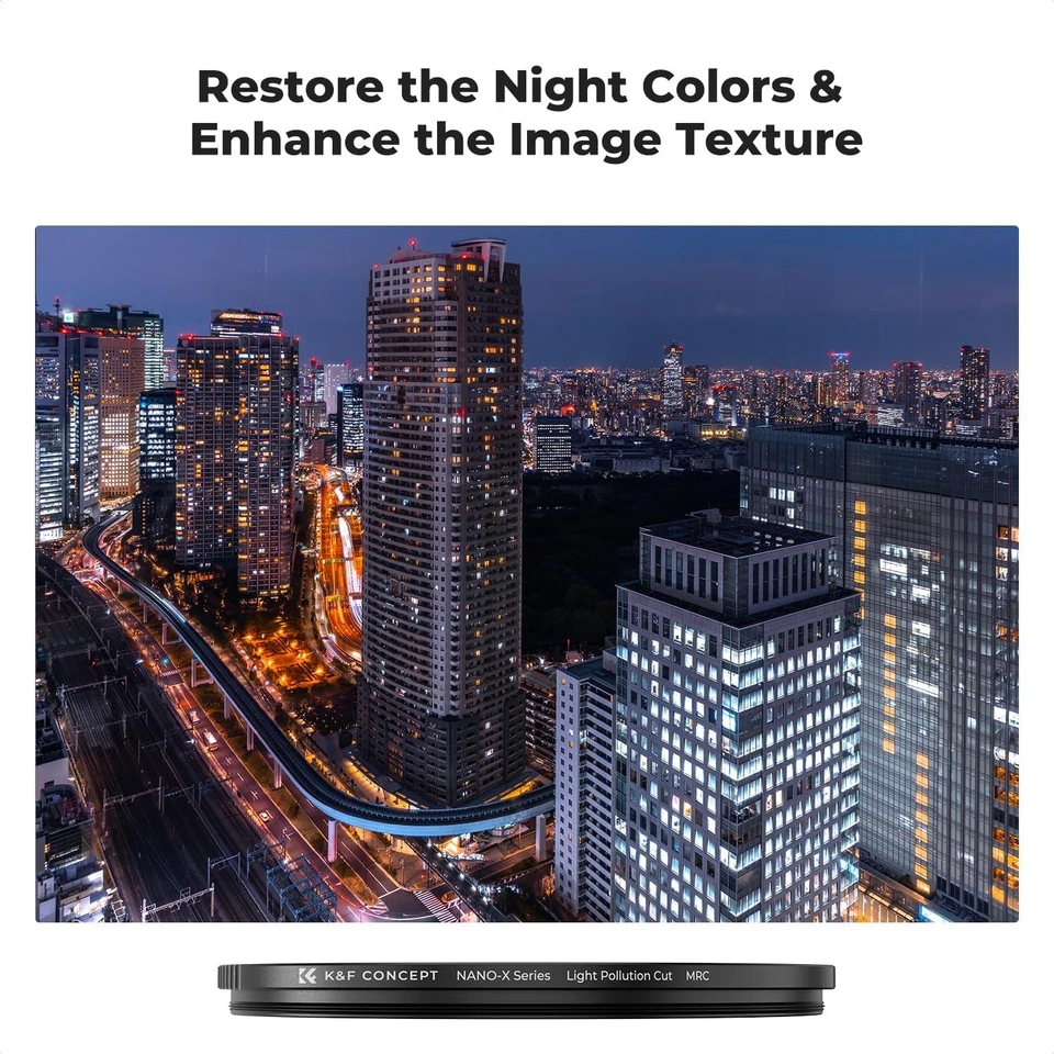 K&F Concept Clear Natural Night Filter Light Pollution Reduction for City Star - Image 3 of 4