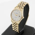 Men's 14KYG Rolex OP Date 34mm 7" Watch Ref.#15037 White Dial Jubilee W235929-1