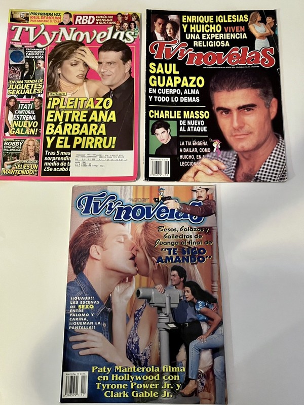 TV y Novela Revistas Magazine Latin Stars Ads News Celebrities Music Fashion