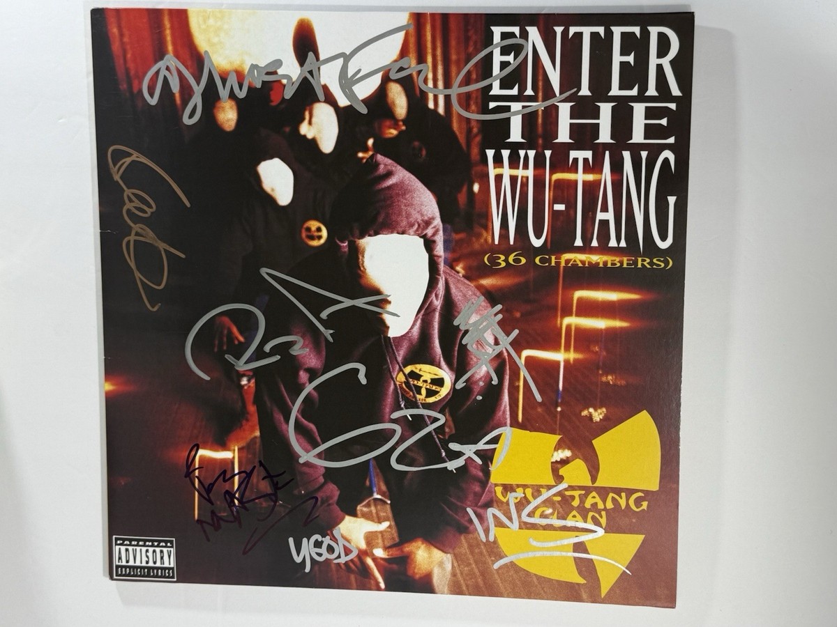 Wu Tang Clan signed Album Enter the Wu Tang vinyl group